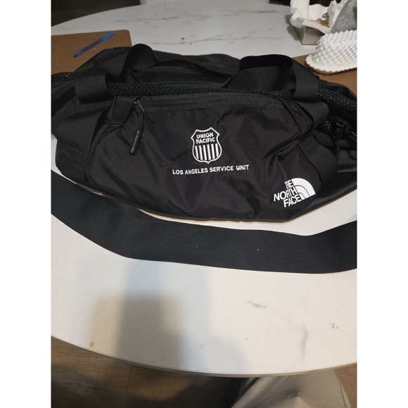 Union Pacific Railroad Embroidered Black Duffle Bag By The North Face NWT